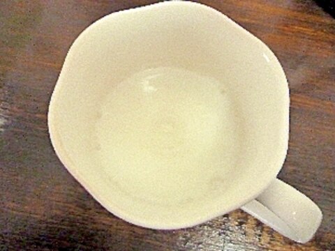 白玉粉で♡つぶつぶとろとろ♡ミルク葛湯